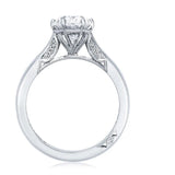 Tacori Engagement Engagement Ring 18k White Gold Tacori Oval  Engagement Setting 8x6mm / 6.5