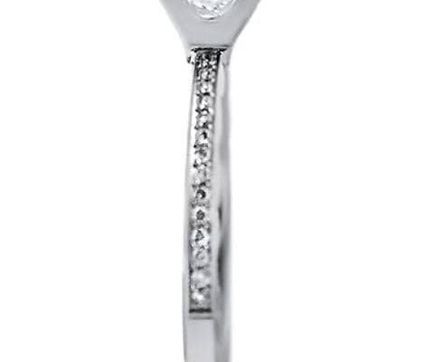 Tacori Engagement Engagement Ring 18k White Gold Tacori Solitaire Diamond Mounting 6mm / 6.5
