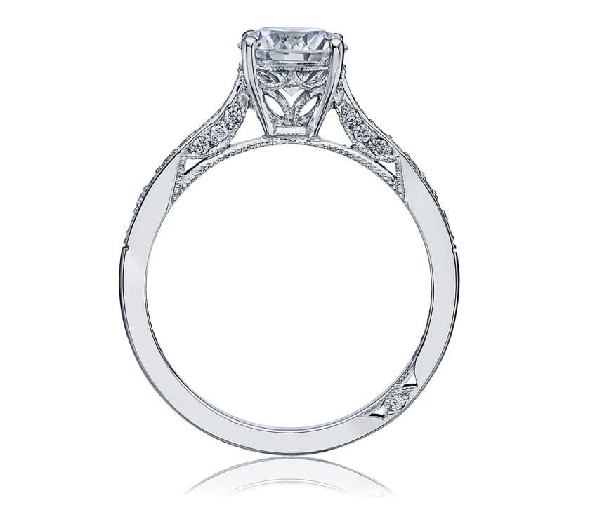 Tacori Engagement Engagement Ring 18k White Gold Tacori Solitaire Mounting 6.5mm / 6.5