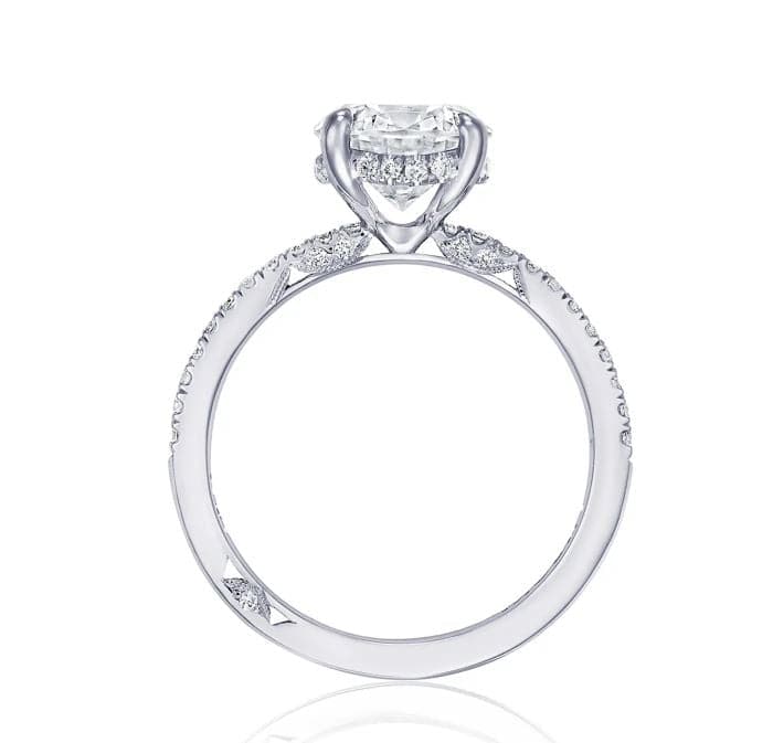 Tacori Engagement Engagement Ring 18k White Gold Tacori Solitaire Mounting 7.5mm / 6.5