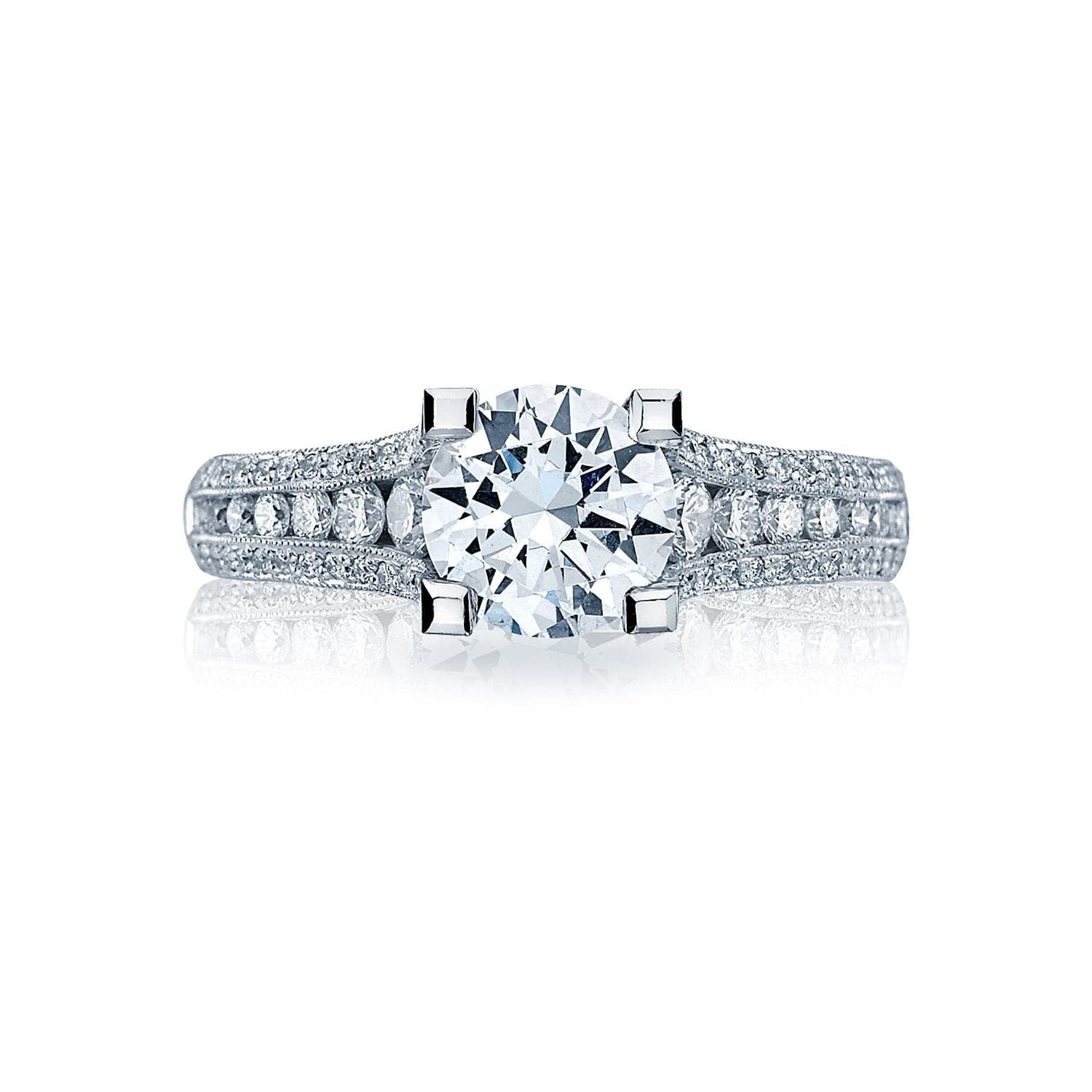 Tacori Engagement Engagement Ring Classic Crescent Solitaire Engagement Setting Platinum / 6.5mm / 6.5