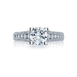 Tacori Engagement Engagement Ring Classic Crescent Solitaire Engagement Setting Platinum / 6.5mm / 6.5