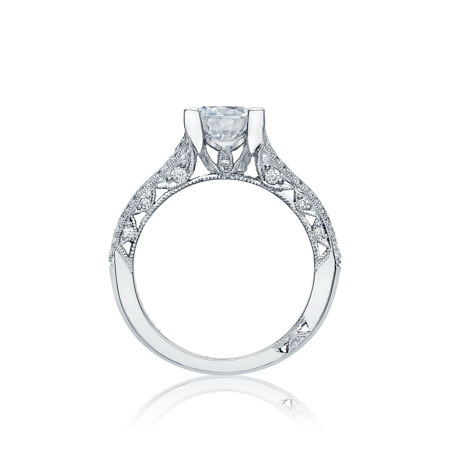 Tacori Engagement Engagement Ring Classic Crescent Solitaire Engagement Setting Platinum / 6.5mm / 6.5