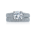 Tacori Engagement Engagement Ring Classic Crescent Solitaire Engagement Setting Platinum / 6.5mm / 6.5