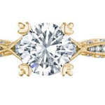 Tacori Engagement Engagement Ring Classic Crescent Solitaire Engagement Setting 6.5mm / 6.5