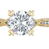 Tacori Engagement Engagement Ring Classic Crescent Solitaire Engagement Setting 6.5mm / 6.5