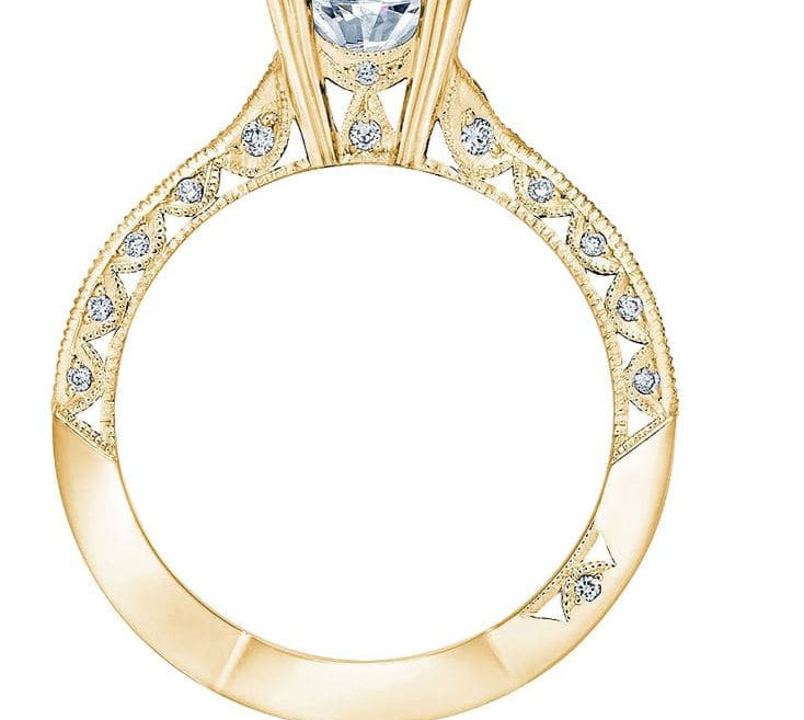Tacori Engagement Engagement Ring Classic Crescent Solitaire Engagement Setting 6.5mm / 6.5