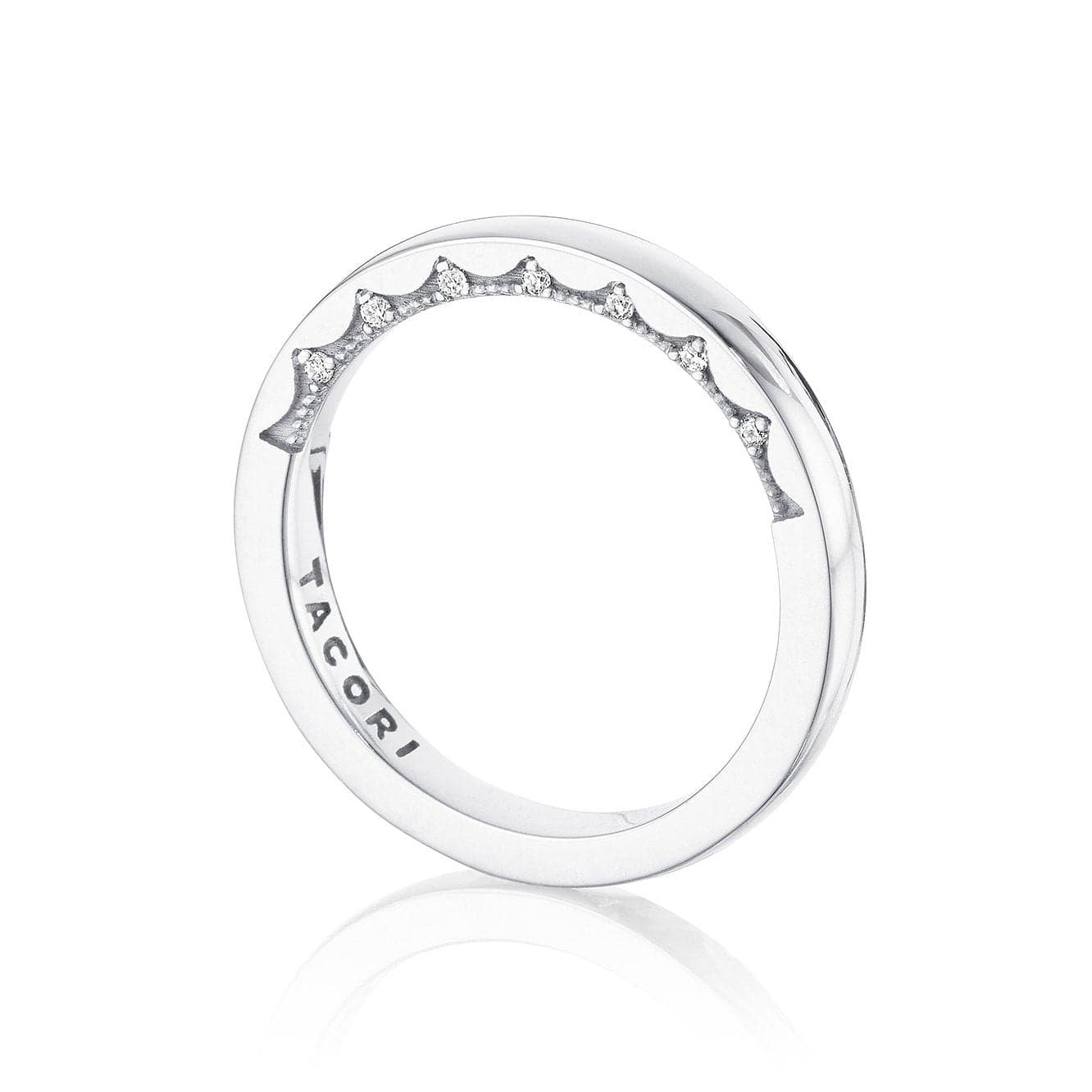 Tacori Engagement Wedding Band Coastal Crescent Band 6.5