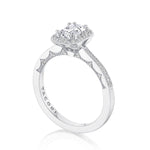 Tacori Engagement Engagement Ring Coastal Crescent Halo Engagement Setting 7x5mm / 6.5