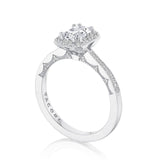Tacori Engagement Engagement Ring Coastal Crescent Halo Engagement Setting 7x5mm / 6.5