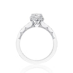 Tacori Engagement Engagement Ring Coastal Crescent Halo Engagement Setting 7x5mm / 6.5