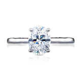 Tacori Engagement Engagement Ring Coastal Crescent Oval Solitaire Engagement Setting 8.5x6.5mm / 6.5