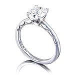 Tacori Engagement Engagement Ring Coastal Crescent Oval Solitaire Engagement Setting 8.5x6.5mm / 6.5