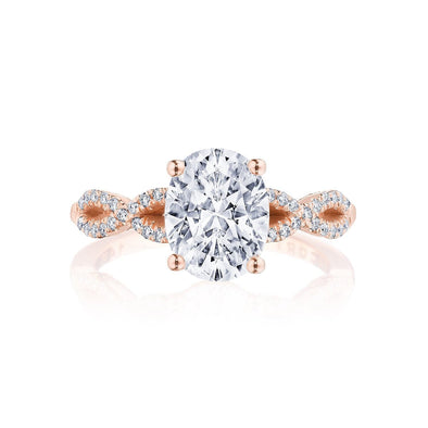 Tacori Engagement Engagement Ring Coastal Crescent Solitaire Engagement Setting 8x6mm / 6.5