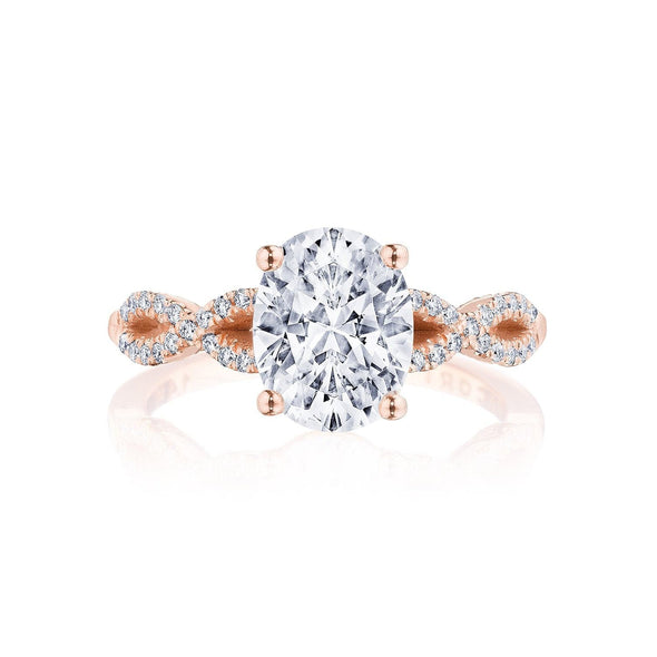 Tacori Engagement Engagement Ring Coastal Crescent Solitaire Engagement Setting 8x6mm / 6.5