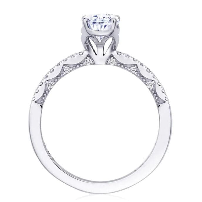 Tacori Engagement Engagement Ring Coastal Crescent Solitaire Engagement Setting 9x6mm / 6.5