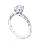 Tacori Engagement Engagement Ring Coastal Crescent Solitaire Engagement Setting 9x6mm / 6.5