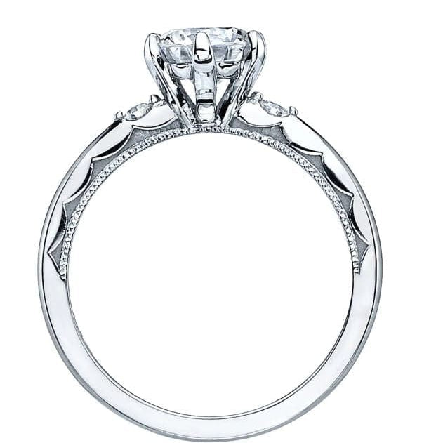 Tacori Engagement Engagement Ring Copy of 18k White Gold Tacori 3-Stone Engagement Ring 5.5mm / 6.5
