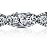 Tacori Engagement Wedding Band Copy of 18k White Gold Tacori Band 6.5
