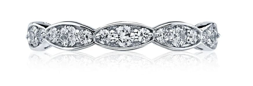Tacori Engagement Wedding Band Copy of 18k White Gold Tacori Band 6.5