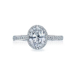 Tacori Engagement Engagement Ring Dantela Halo Engagement Setting 8.5x6.5mm / 6.5