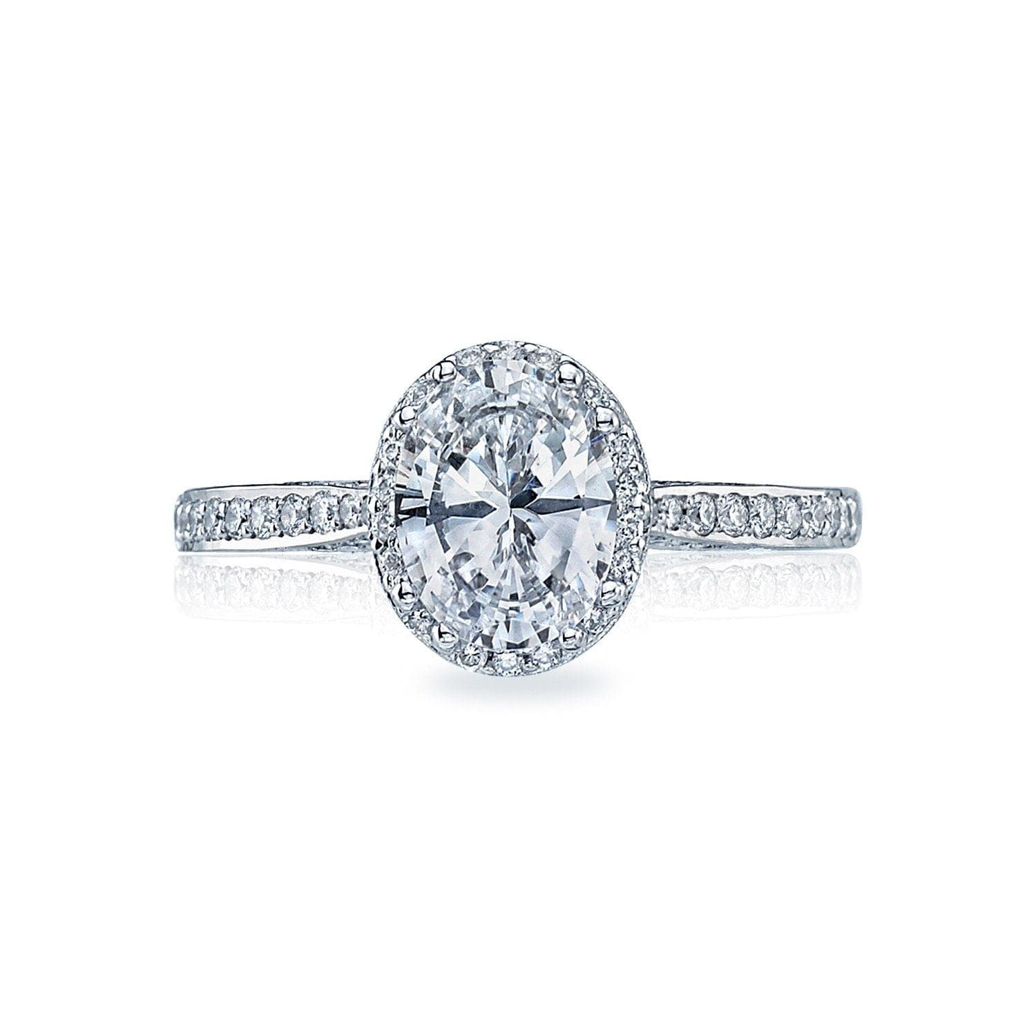 Tacori Engagement Engagement Ring Dantela Halo Engagement Setting 8.5x6.5mm / 6.5