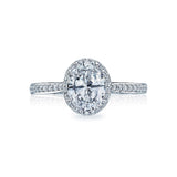 Tacori Engagement Engagement Ring Dantela Halo Engagement Setting 8.5x6.5mm / 6.5