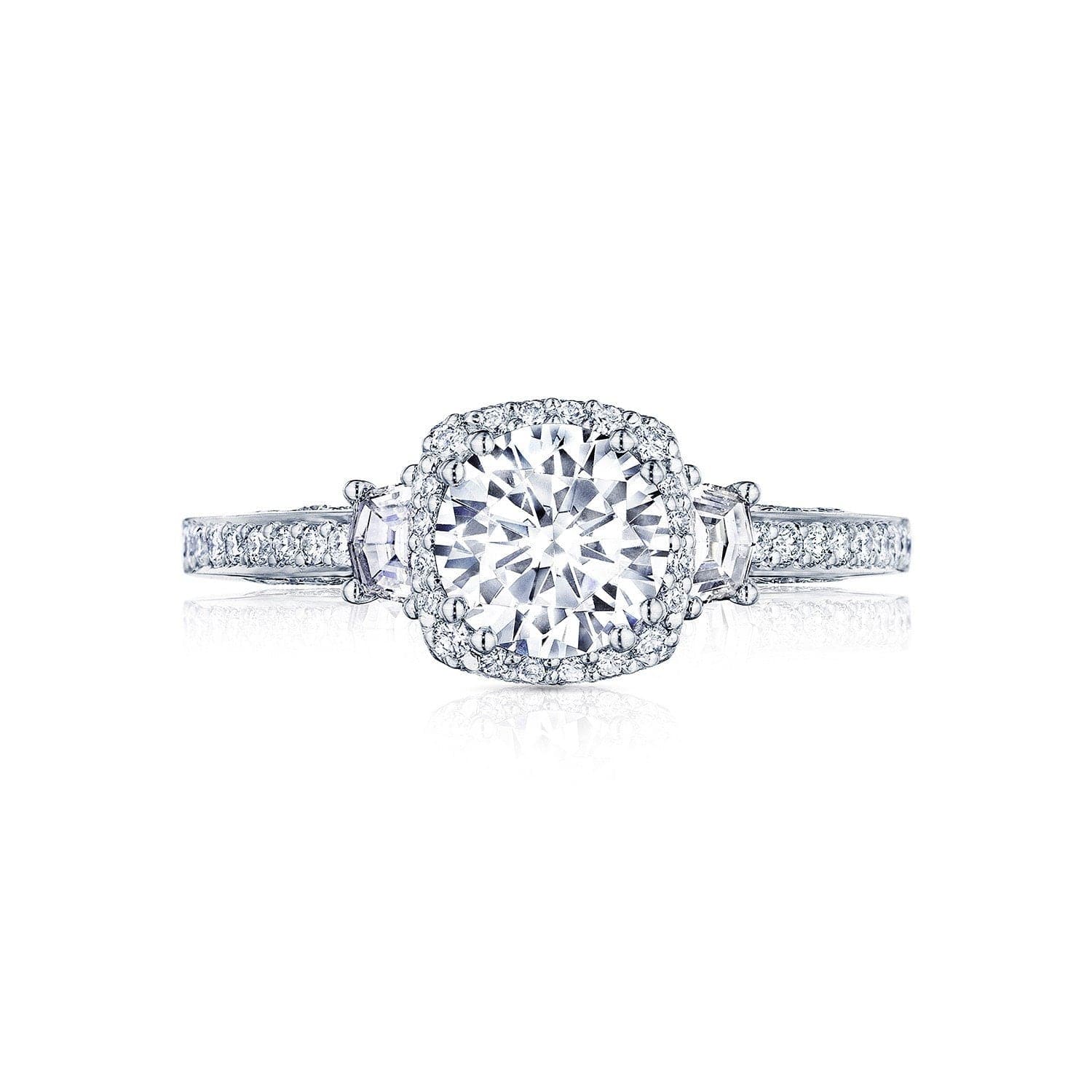 Tacori Engagement Engagement Ring Dantela Halo Setting 6.5mm / 6.5