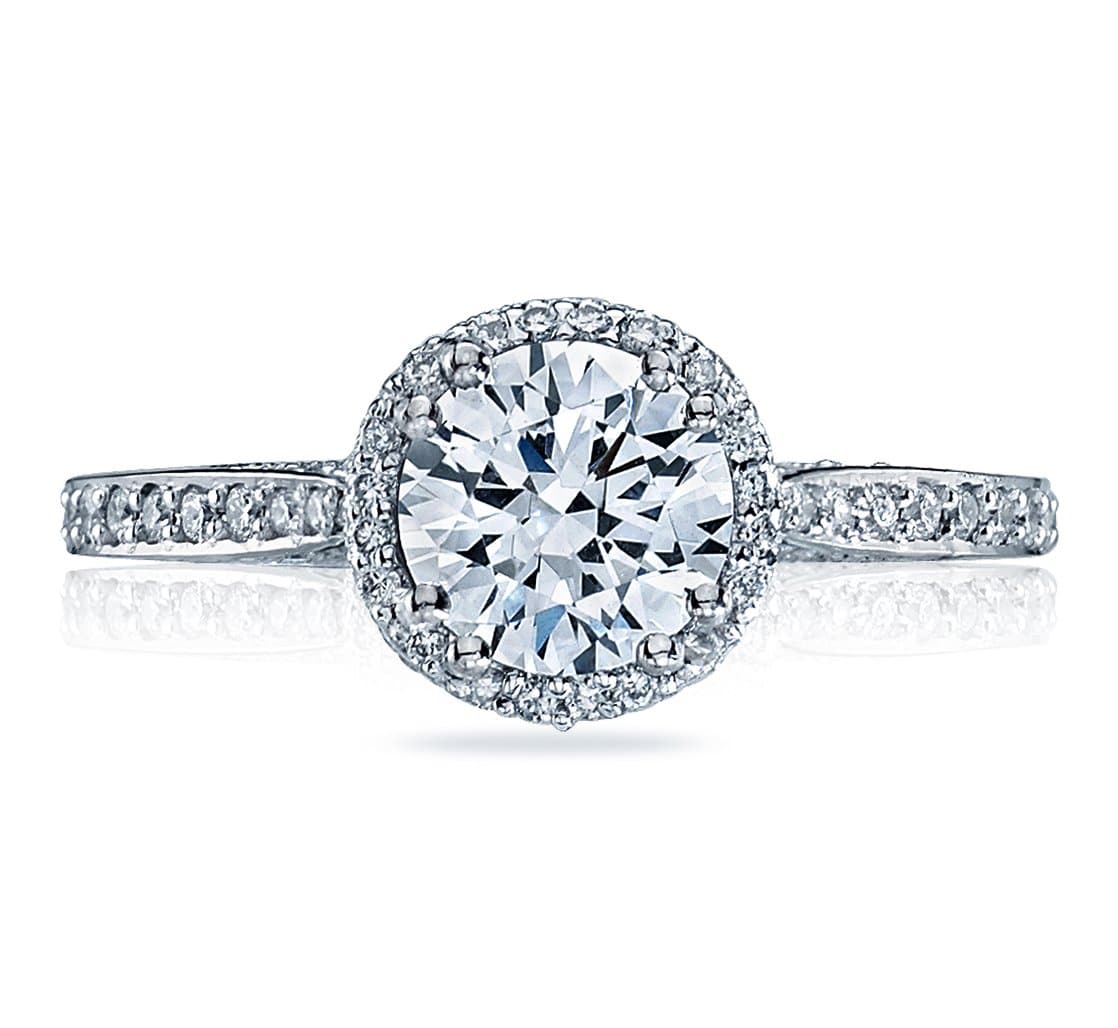 Tacori Engagement Engagement Ring Dantela Halo Setting 6.5mm / 6.5