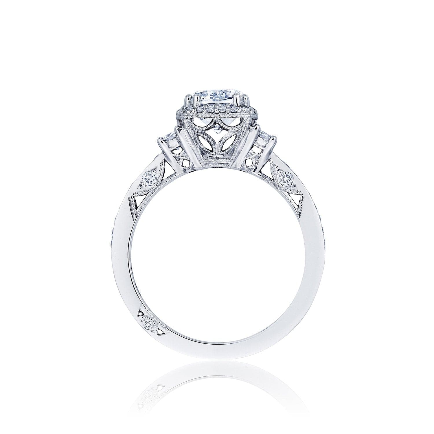 Tacori Engagement Engagement Ring Dantela Halo Setting 6.5mm / 6.5