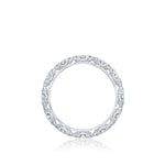 Tacori Engagement Wedding Band Petite Crescent Diamond Eternity Band 6.5