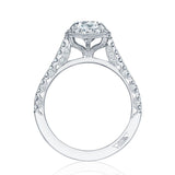 Tacori Engagement Engagement Ring Petite Crescent Halo Engagement Setting 7mm / 6.5