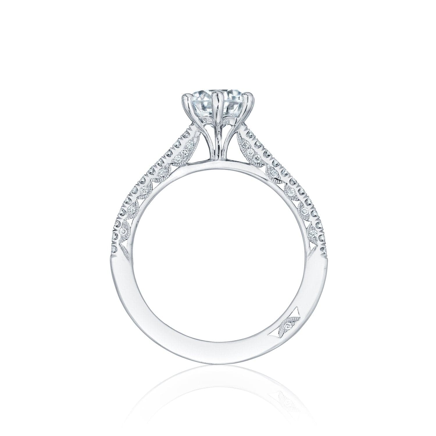 Tacori Engagement Engagement Ring Petite Crescent Solitaire Engagement Setting 6mm / 6.5