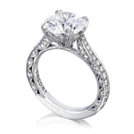 Tacori Engagement Engagement Ring Platinum Classic Crescent RoyalT Solitaire Setting 8.0mm / 6.5