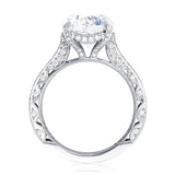 Tacori Engagement Engagement Ring Platinum Classic Crescent RoyalT Solitaire Setting 8.0mm / 6.5