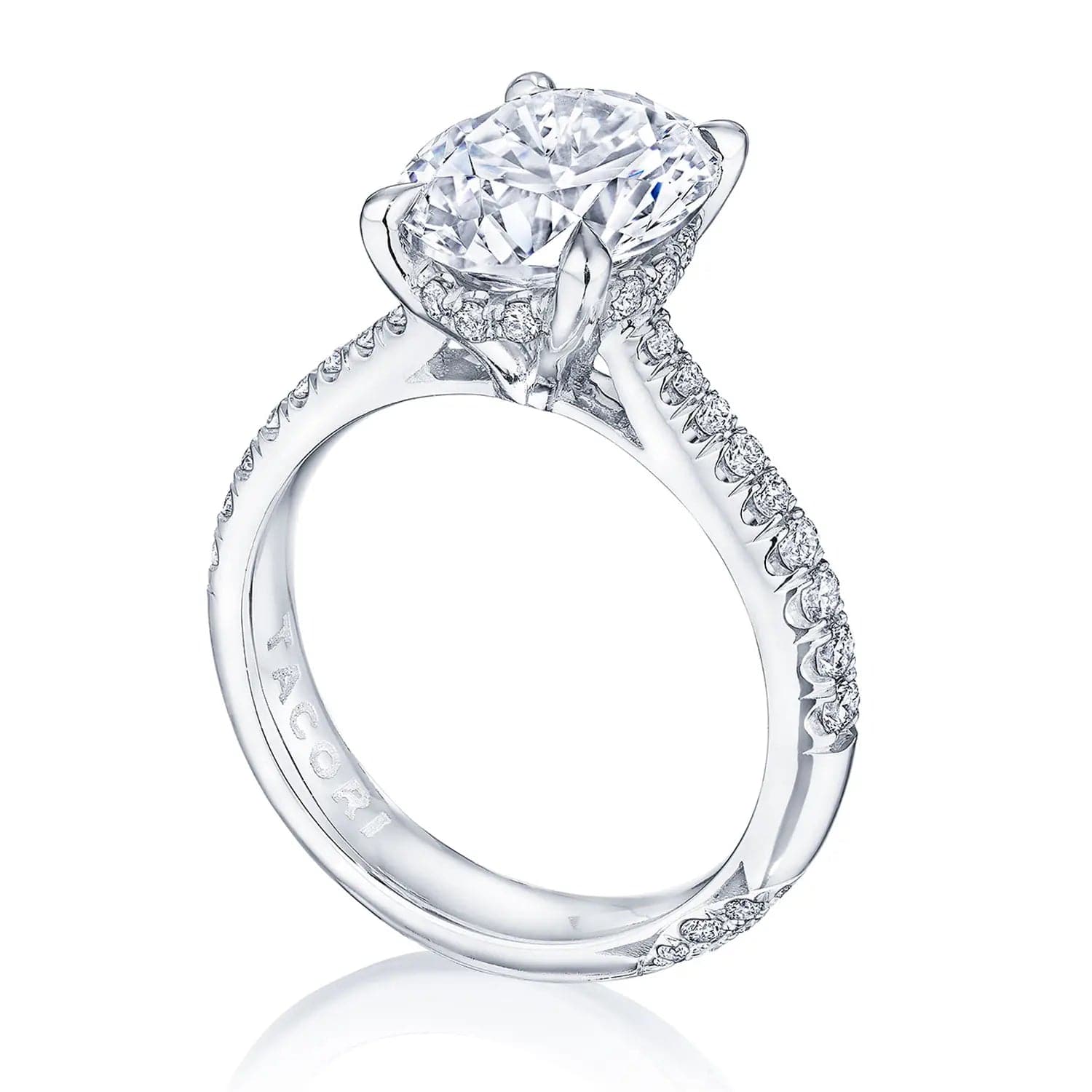 Tacori Engagement Engagement Ring Platinum Founder's Collection RoyalT Solitaire Setting 8.5mm / 6.5