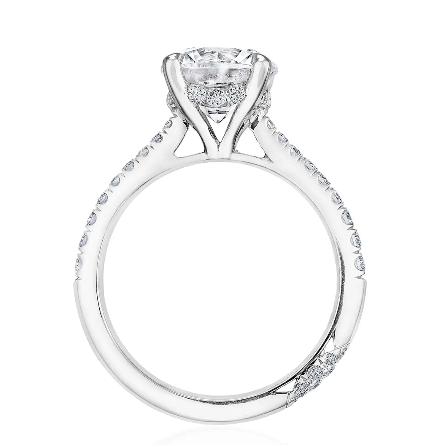 Tacori Engagement Engagement Ring Platinum Founder's Collection RoyalT Solitaire Setting 8.5mm / 6.5