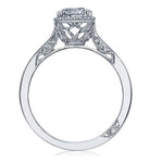 Tacori Engagement Engagement Ring Platinum Tacori Dantela Halo Mounting 7.5mm / 6.5