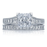 Tacori Engagement Engagement Ring Platinum Tacori Tapered Princess Cut Engagement Ring Mounting 5.5mm / 6.5