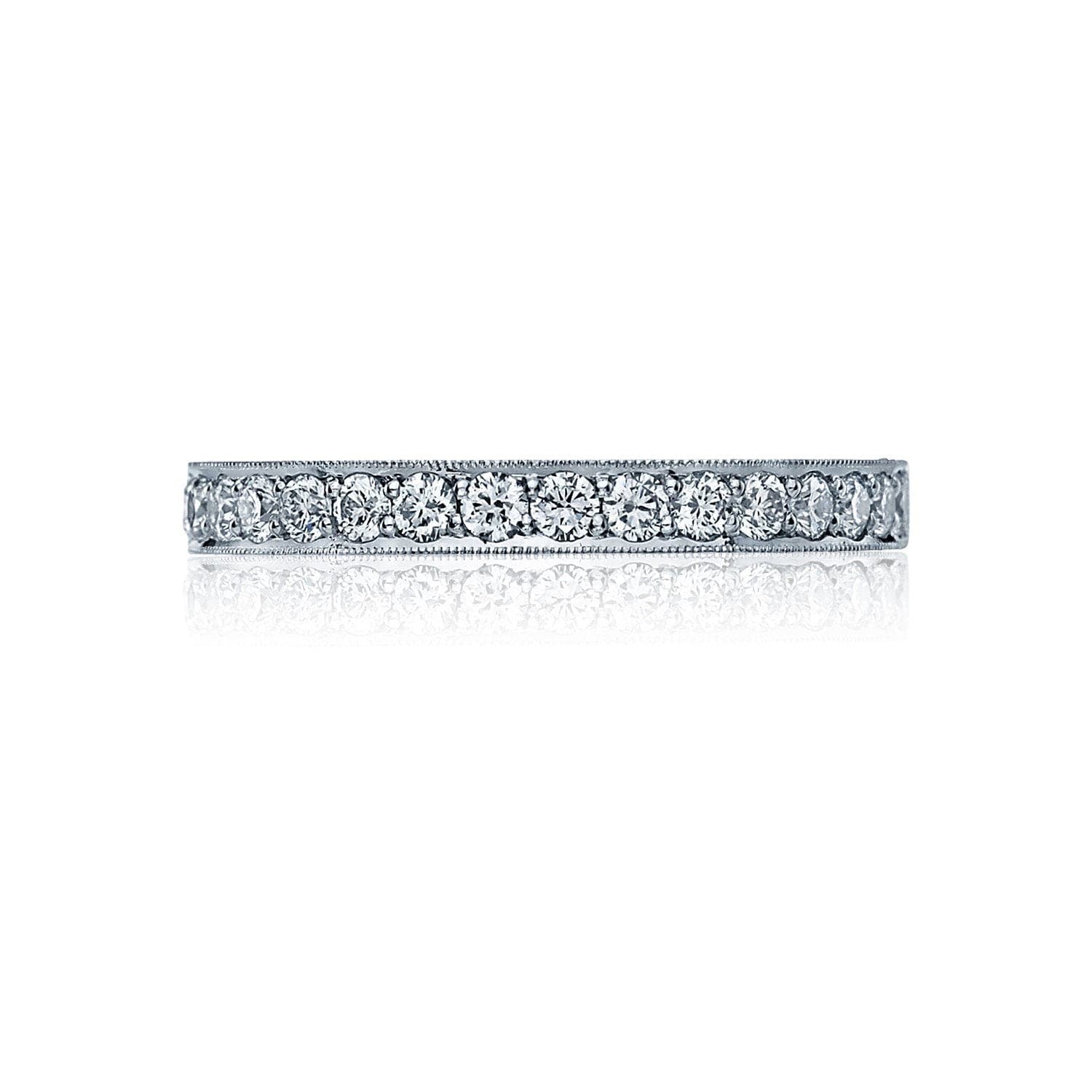 Tacori Engagement Wedding Band Sculpted Crescent Diamond Eternity Band 6.5