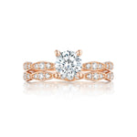 Tacori Engagement Engagement Ring Sculpted Crescent Solitaire Setting 6mm / 6.5