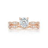 Tacori Engagement Engagement Ring Sculpted Crescent Solitaire Setting 6mm / 6.5