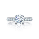Tacori Engagement Engagement Ring Sculpted Crescent Solitaire Setting 7.5mm / 6.5