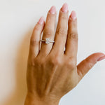 Tacori Engagement Engagement Ring White Gold 1.01cts Radiant Cut Coastal Crescent Diamond Band Solitaire Engagement Ring 6.5