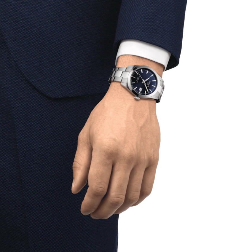 Tissot Watch Tissot Gentleman Powermatic 80 Silicium Blue Dial 40mm
