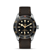 TUDOR Watch TUDOR Black Bay 58 39mm Case Black Dial Brown Leather Strap (79030N)
