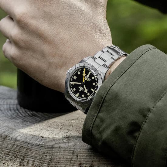 Steel bracelet for tudor black bay sales