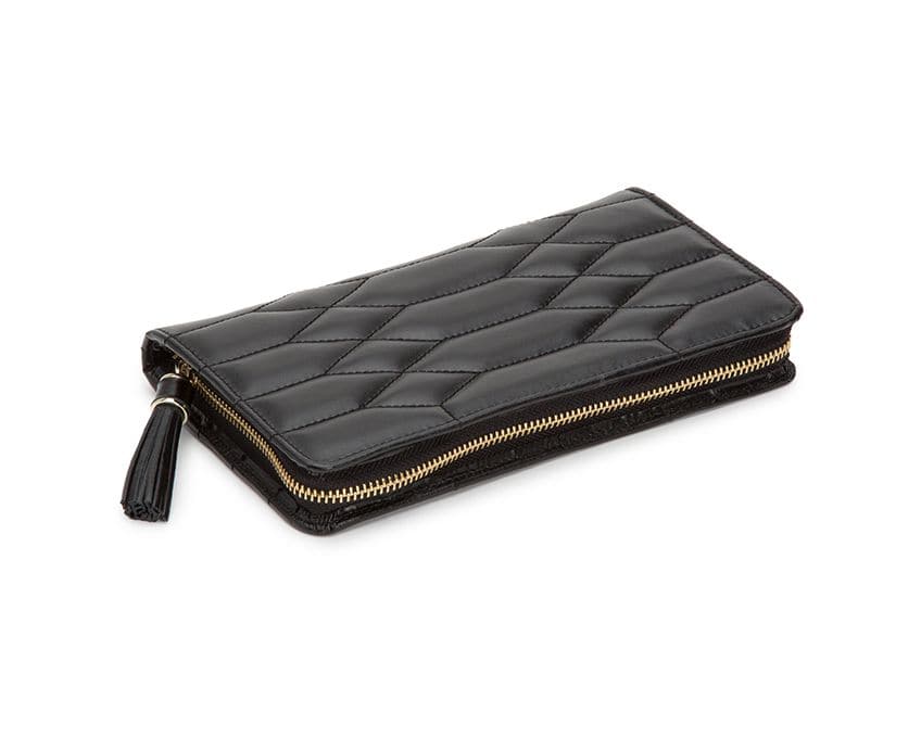 WOLF Designs Jewelry Cases Caroline Jewelry Portfolio Travel Case - Black