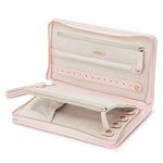 WOLF Designs Jewelry Cases Caroline Jewelry Portfolio Travel Case - Rose Quartz