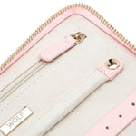 WOLF Designs Jewelry Cases Caroline Jewelry Portfolio Travel Case - Rose Quartz